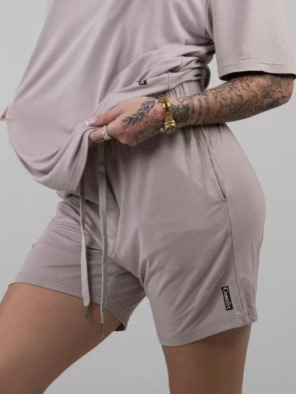 Comfrt Cloud Lounge Unisex Shorts in Core Color Dove Size 2XL